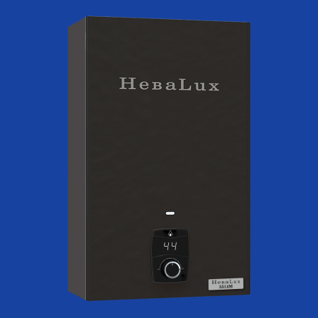 НЕВА Lux 5514М бархат черный на сж. газ колонка газовая (водонагреватель проточный)